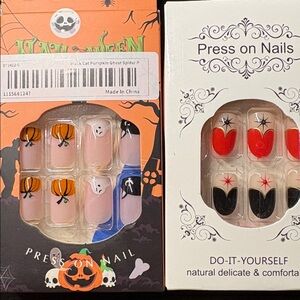 Two (2) Sets of Press on Nails Medium length